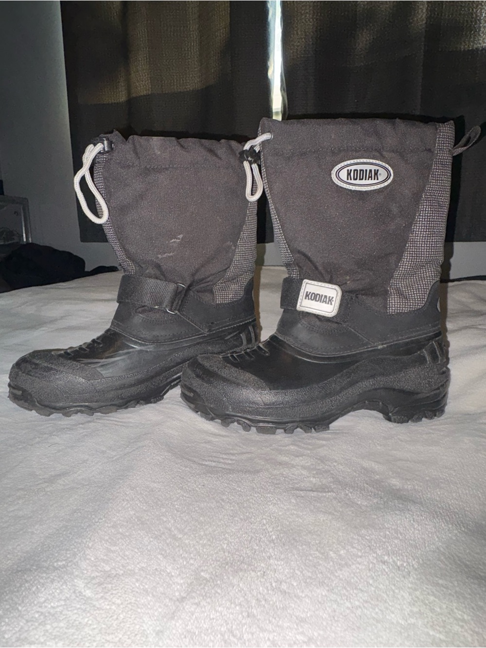 Kodiak Kids Black Winter Rain & Snow Boots